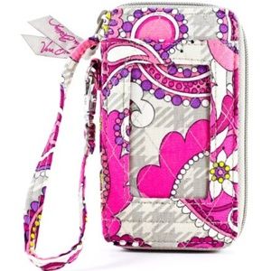 Vera Bradley Wristlet, Paisley Meets Plaid